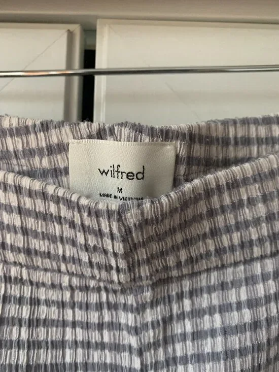 Aritzia Verona Pants Matching Set lilac gingham Size M - Picture 3 of 7